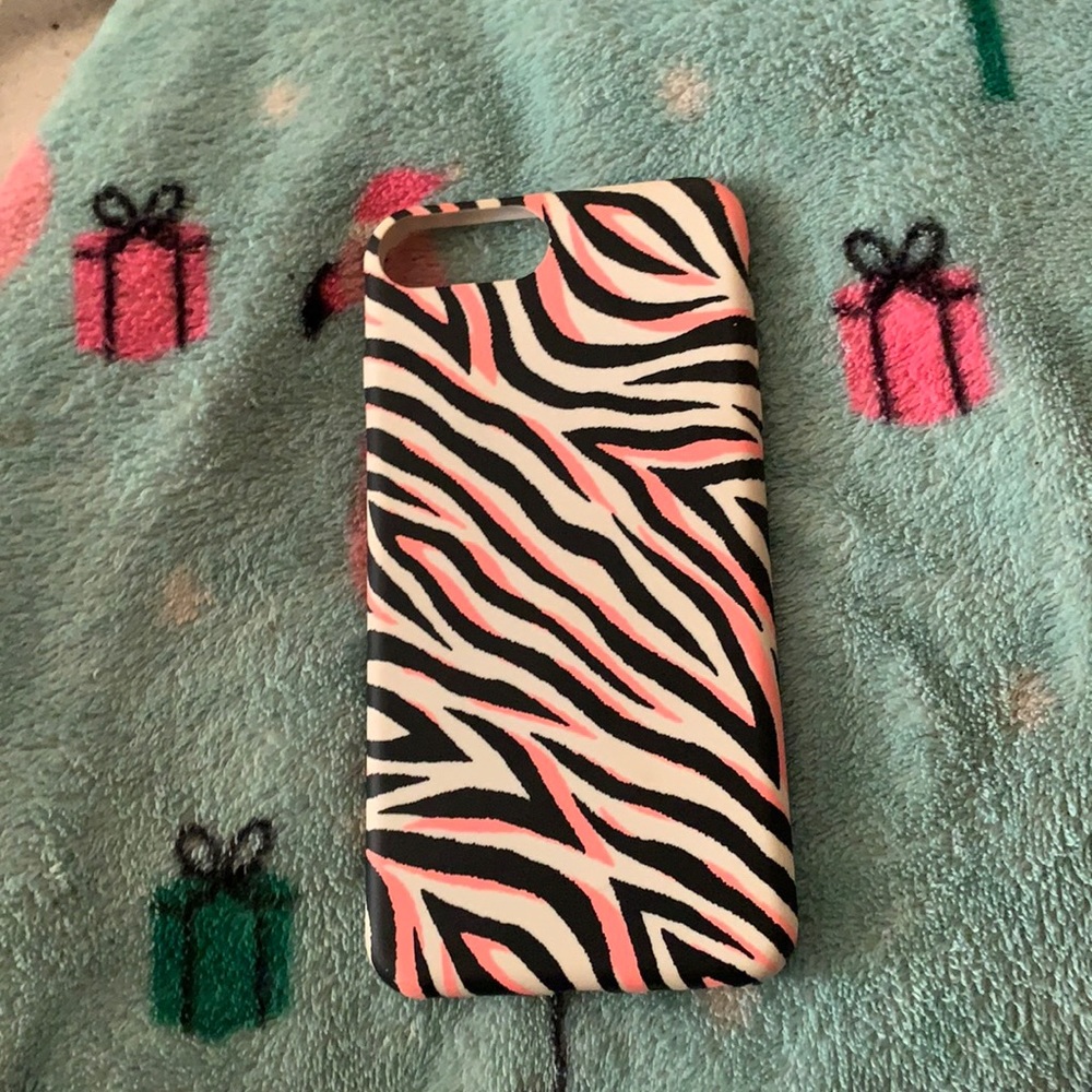 Zebra print iPhone 6plus 7plus 8plus iPhone case